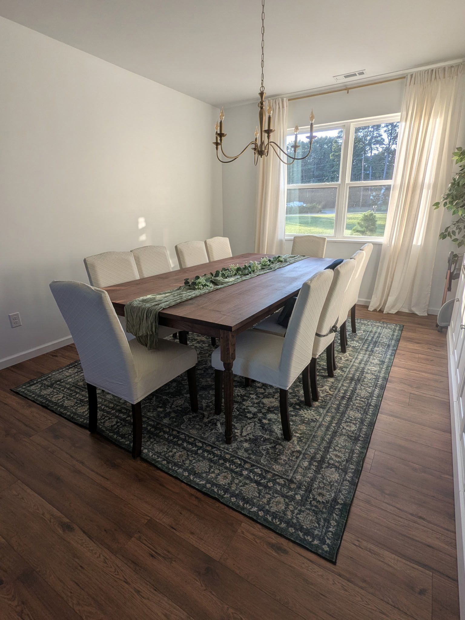 Custom Black Walnut Dining Table